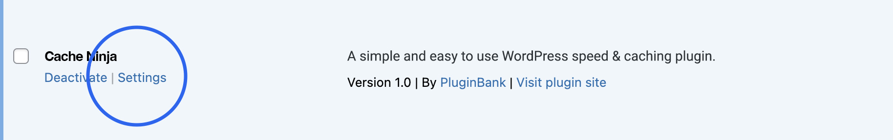 Access Settings - Option 1
